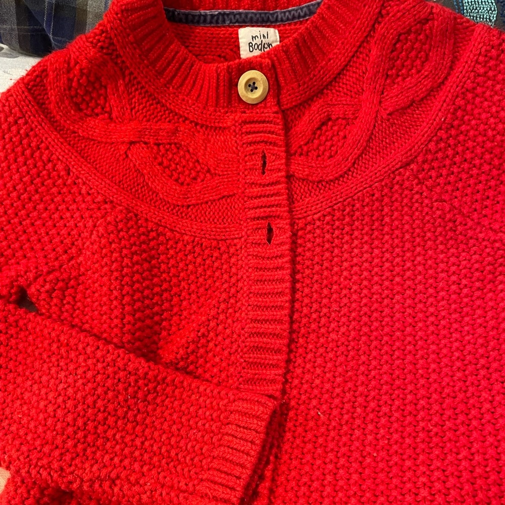 Mini Boden 9/10 Cable cardi
